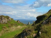 Looking over Rodel Church